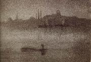 James Abbot McNeill Whistler Nocturne oil painting reproduction